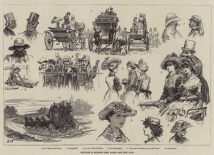 Luonnokset Sandown Park Racesissa